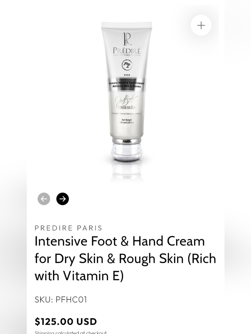 Predire: Luxury Foot&Hand Creme